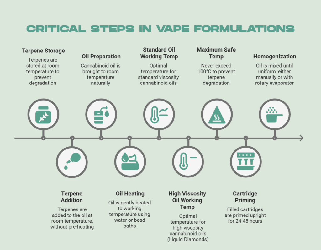 Critical Steps in Vape Oil Formulation - visual selection