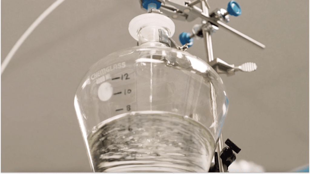 Distillation process at Terpene Belt Farms