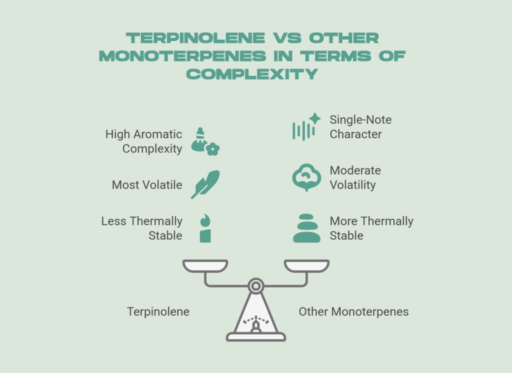 Visual on Terpinolene vs Other Monoterpenes
